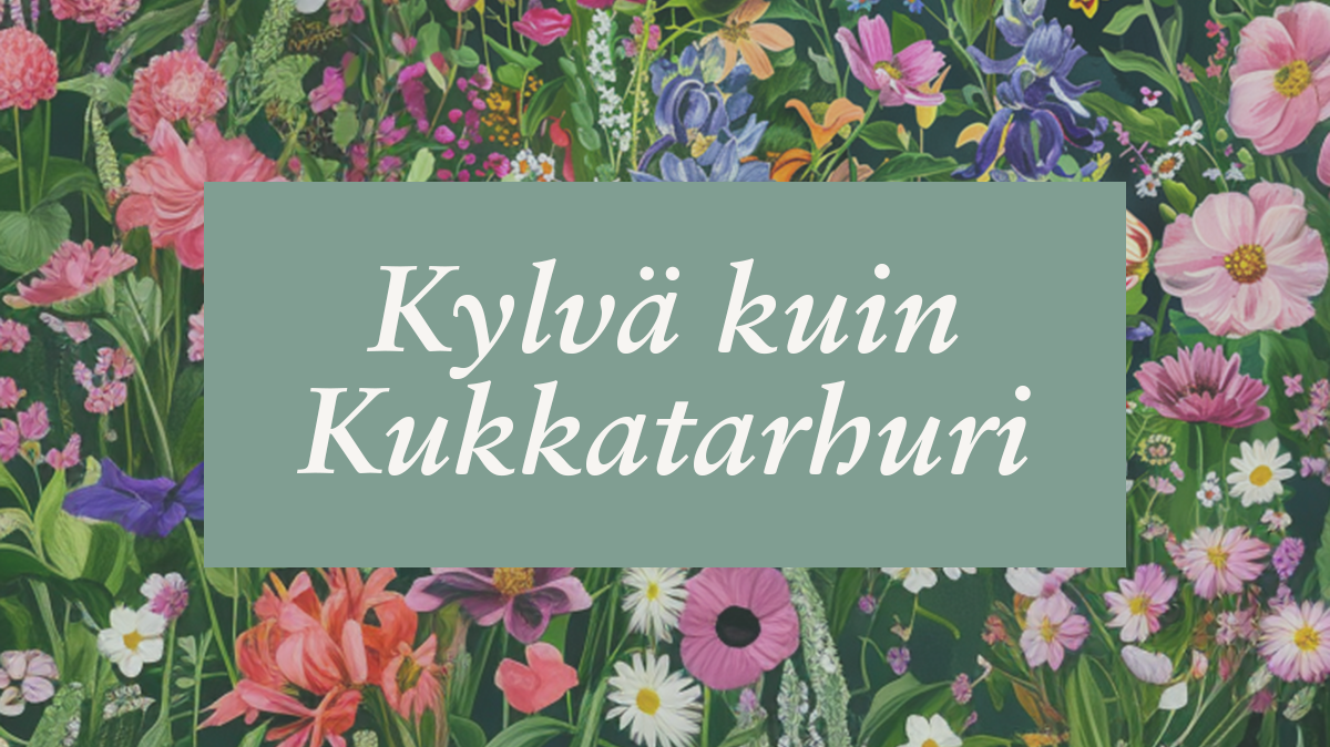 Kiinnostaako oma kukkasato? Ilmoittaudu mukaan ja tule upottamaan sormet multaan kanssamme 19.3.!