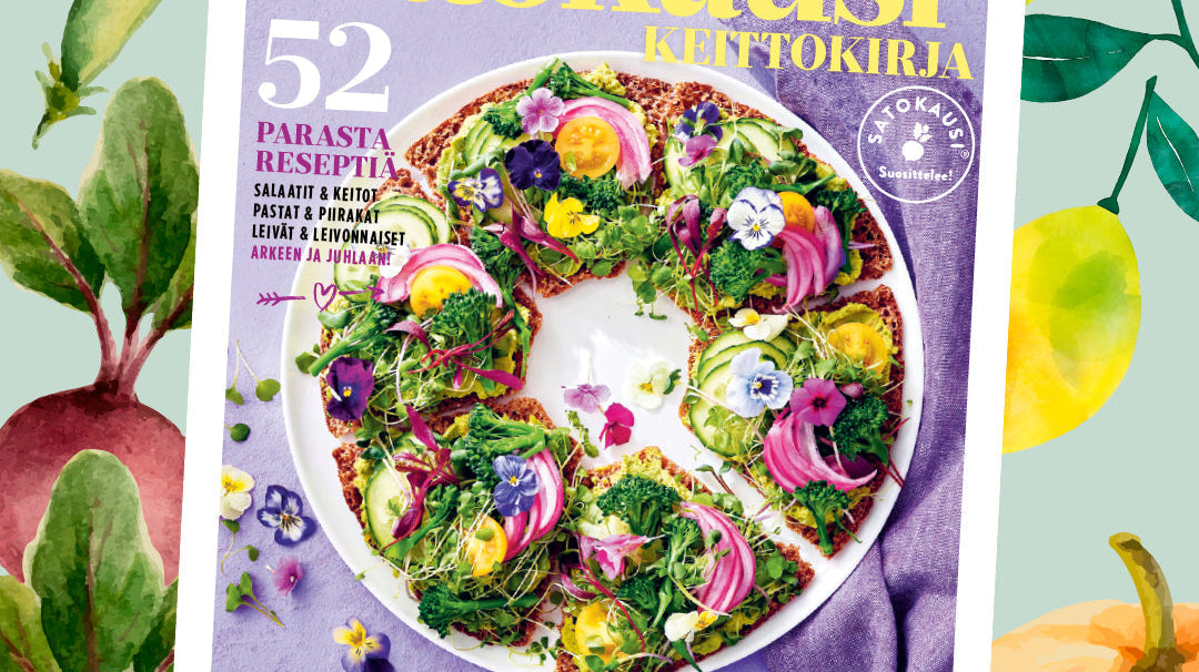 52 herkkua sesongin kasviksista – Satokausi-keittokirja kokoaa yhteen eri vuodenaikojen parhaat reseptit