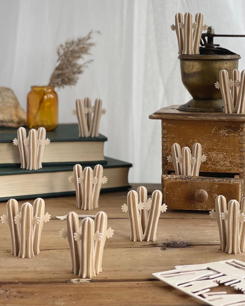 Hattifatteners by Lovi, wooden 3D figures