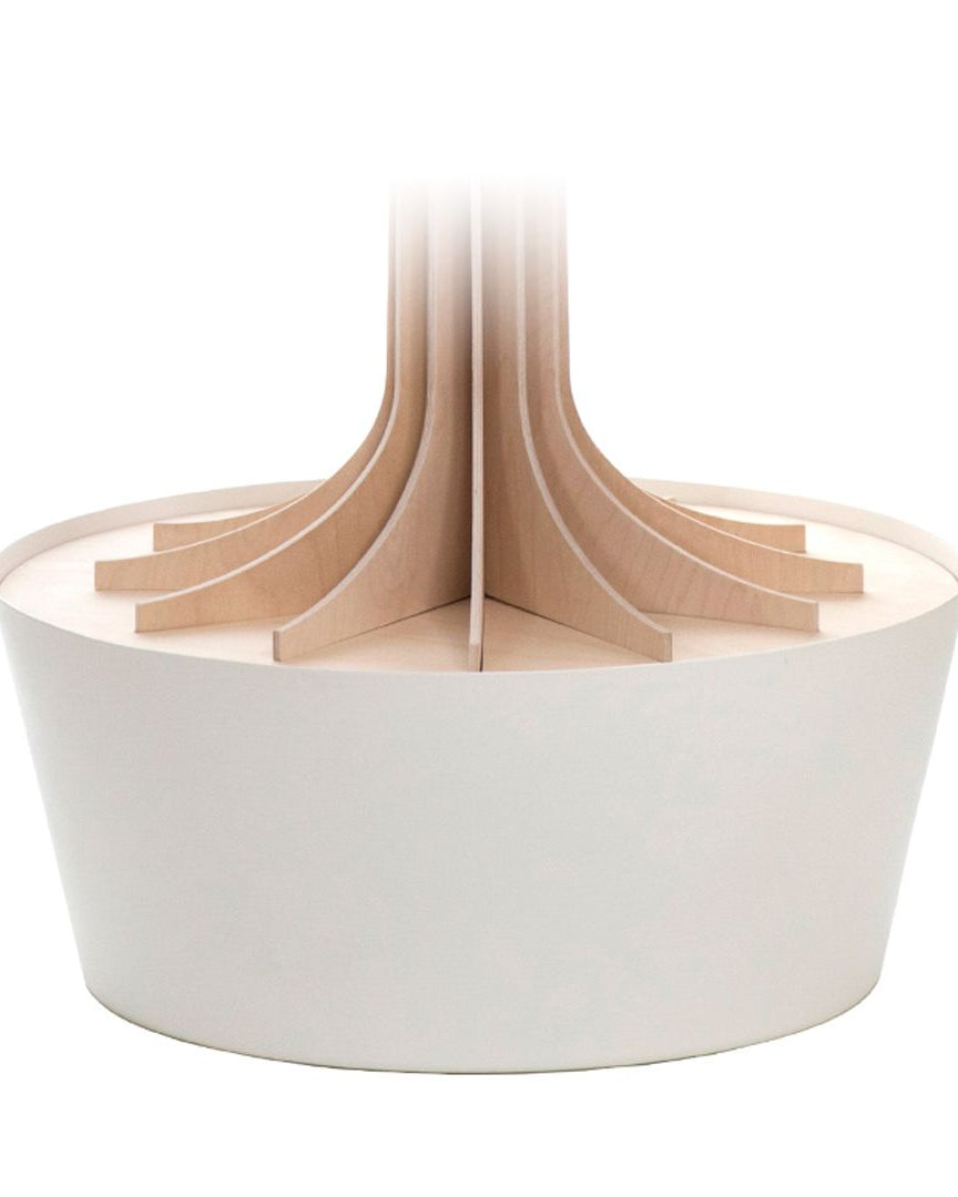 Lovi Pot, white, a metal