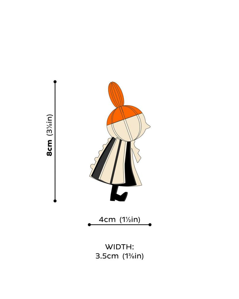 Pikku Myy, koottava puinen Lovi-hahmo, mittakuva