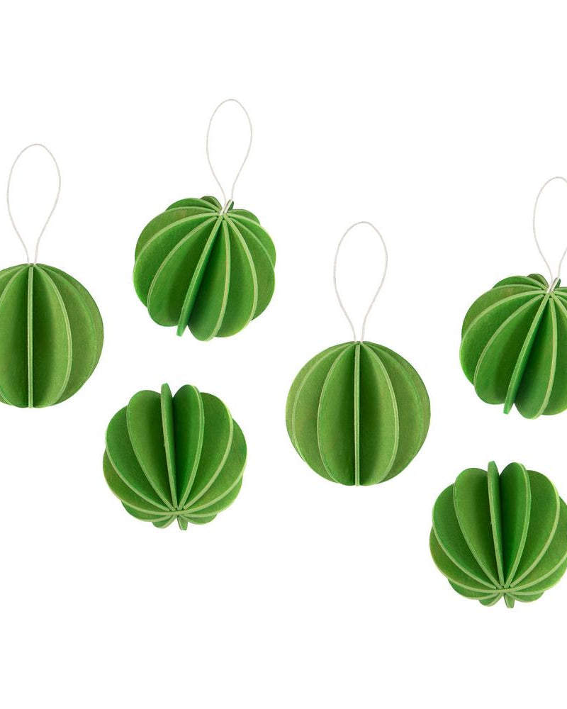 Alkuperäiset Lovi-pallot 4cm, vaaleanvihreä, koottavat puiset koristeet