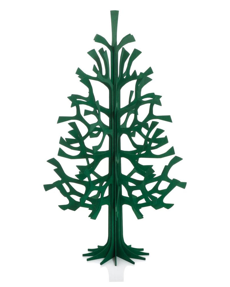 Lovi-kuusi 100cm, tummanvihreä, koottava puinen kuusi