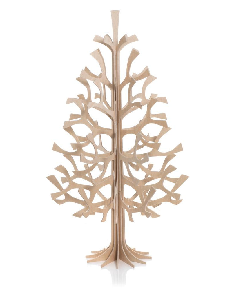 Lovi-kuusi 100cm, puunvärinen, koottava puinen kuusi