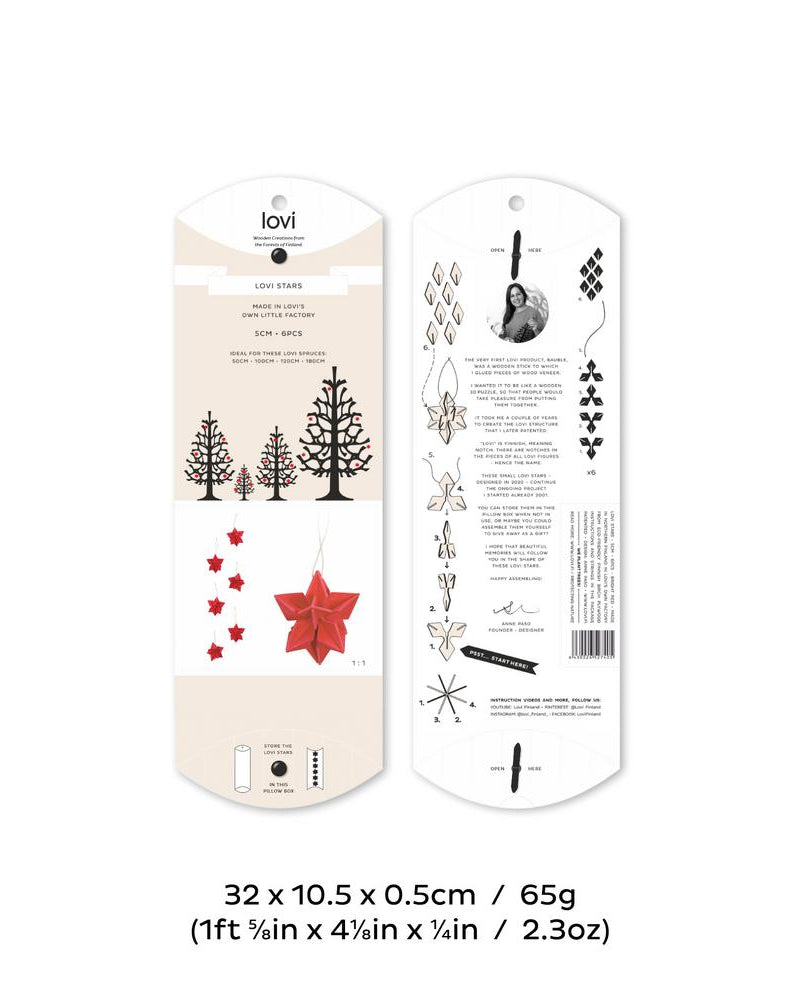 Lovi Star 5cm multipack (6pcs)