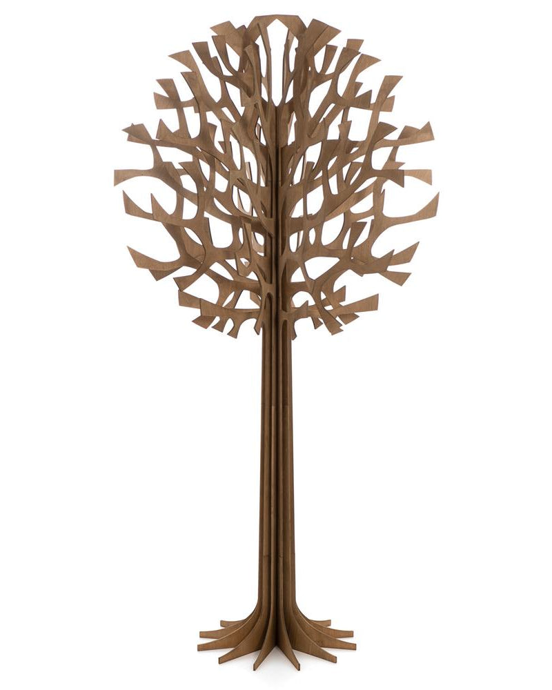 Lovi-puu 108cm, ruskea, kotimaisesta koivuvanerista valmistettu, koottava puu