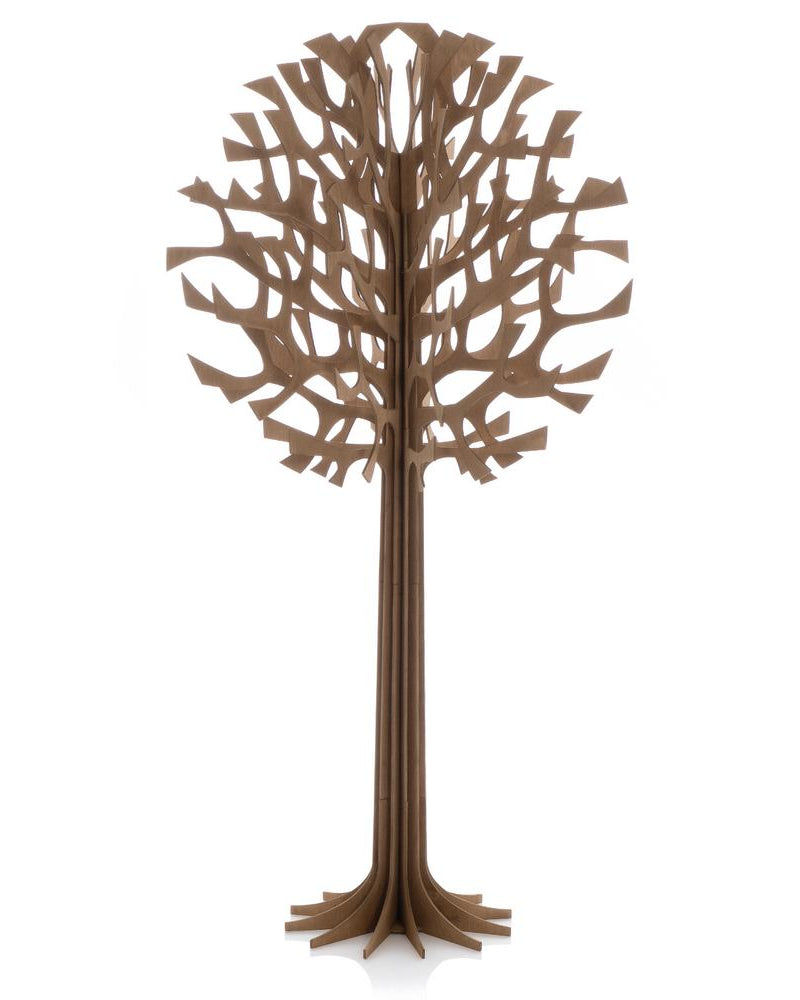 Lovi-puu 135cm, ruskea, koivuvanerista valmistettu, koottava puu