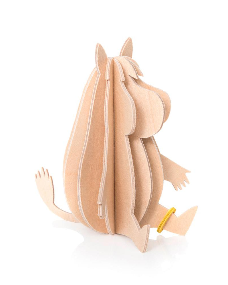 Niiskuneiti, puunvärinen, koottava puinen Lovi-hahmo