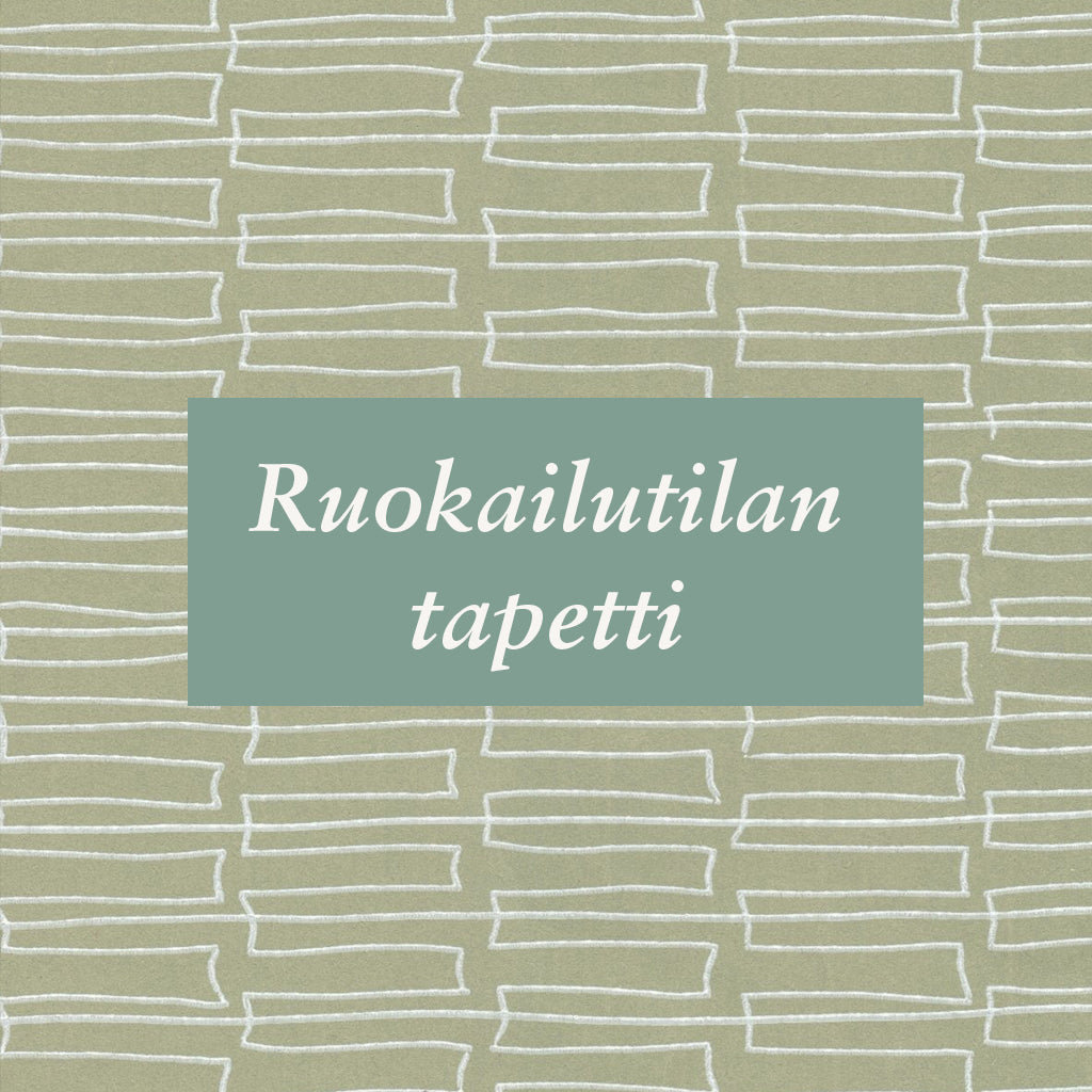 Ruokailutilan tapetti x 3 – katso sisustustoimittaja Anna Aromaan valinnat