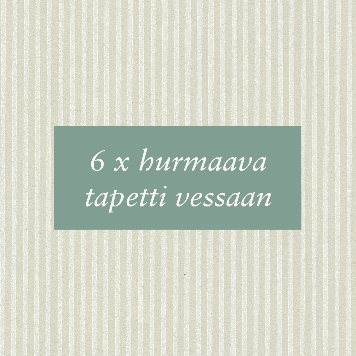 Vessan tapetti – seesteisen tunnelman luominen sekä väreillä irrottelu onnistuu pikaisella pintaremontilla