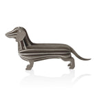 Lovi Dachshund, grey, wooden dachshund figure