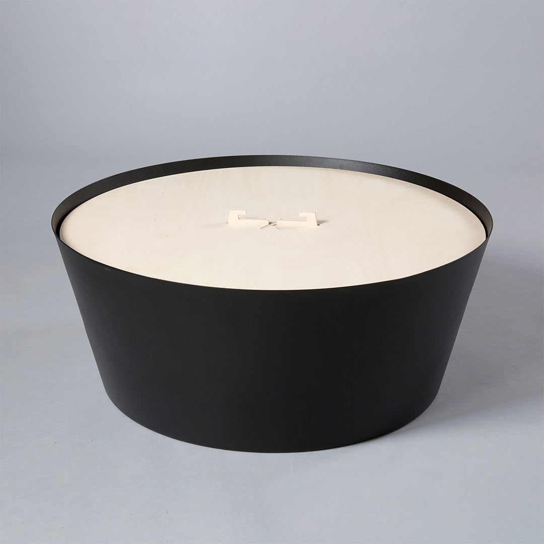 Lovi Pot 66cm, black, metal pot under the Lovi Tree 200cm or Lovi Spruce 180cm