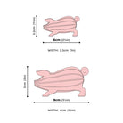 Lovi-possu, koottava puinen hahmo, mittakuva