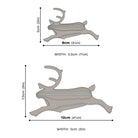 Lovi-poro, koottava puinen hahmo, mittakuva