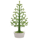 Lovi-kuusi 180cm, vaaleanvihreä valkoisessa ruukussa, koottava puinen kuusi