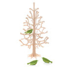 Lovi-minilinnut 25cm korkeassa Lovi-kuusessa, koottavat puiset hahmot