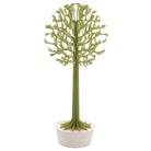 Lovi-puu 135cm, haaleanvihreä, koivuvanerista valmistettu, koottava puu valkoisessa ruukussa