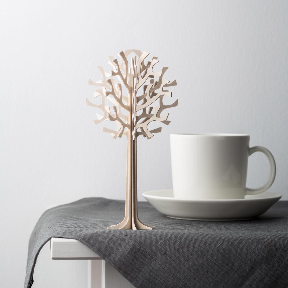 Lovi-puu 16,5cm ja kahvikuppi, puunvärinen, koottava puinen hahmo